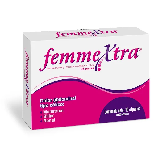 Femmextra 220MG-10MG x 10 Capsulas Farma