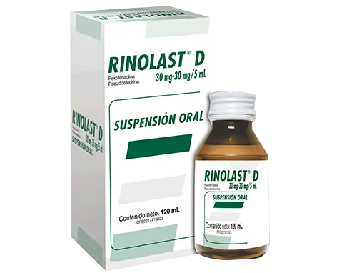 Rinolast D 30MG-30MG/5ML Suspension x 12