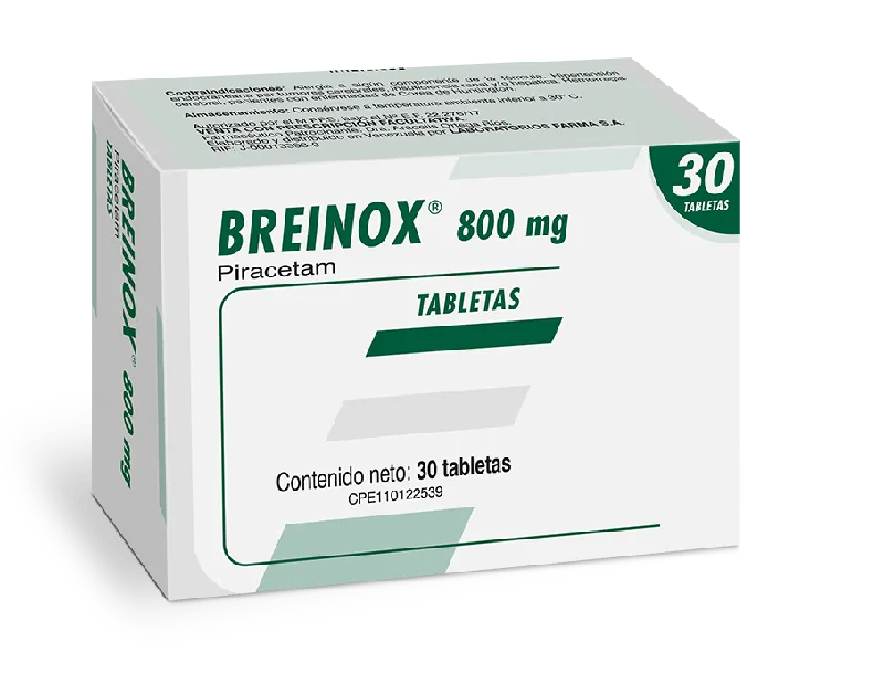 Breinox 800MG Piracetam x 30 Tab Farma