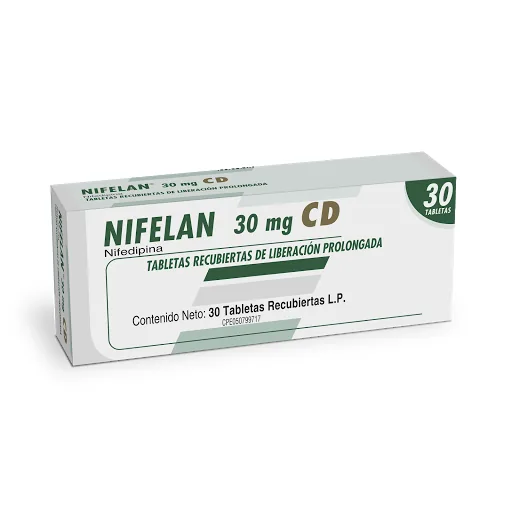 Nifelan 30 MG Nifedipina L.p Farma x 30 Tab