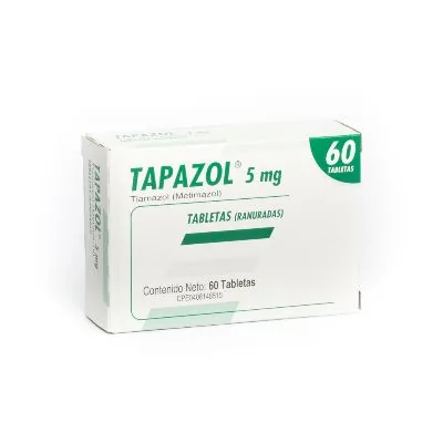 Tapazol 5MG x 60 Tabletas Farma