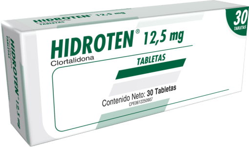 Hidroten 12.5 MG x 30 Tab Clortalidona Farma