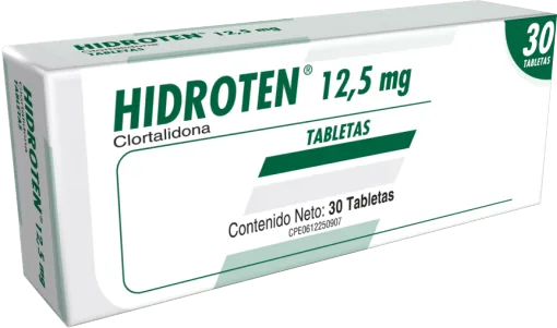 Hidroten 12.5 MG x 30 Tab Clortalidona Farma