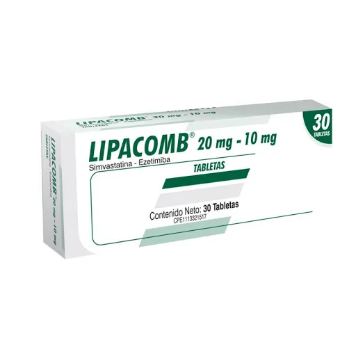 Lipacomb 20MG-10MG x 30 Tabletas
