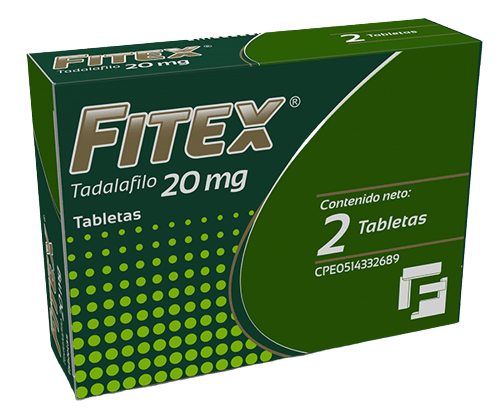 Fitex Tab Rec 20 MG x 1 Tadalafilo Farma