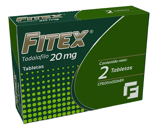 Fitex Tab Rec 20 MG x 1 Tadalafilo Farma
