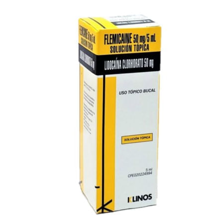 Flemicaine 1% Lidocaina Solucion Topica 5ML Rowe