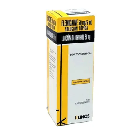 Flemicaine 1% Lidocaina Solucion Topica 5ML Rowe