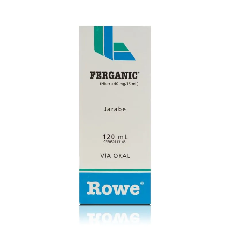 Ferganic Hierro 40MG/15 ML Jarabe Hierro Rowe