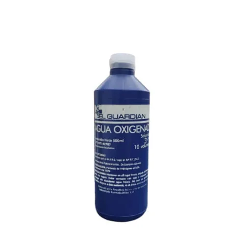 Agua Oxigenada 500ML el Guardian