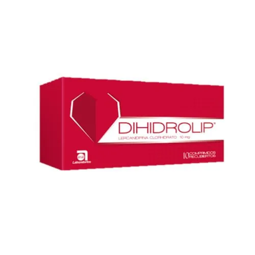 Dihidrolip Clorhidrato de Lercanidipina 10 MG Vergas