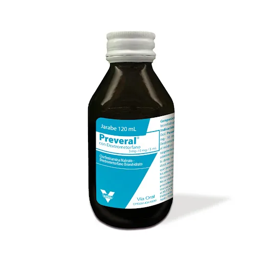 Preveral con Dextrometorfano 120 ML Vargas