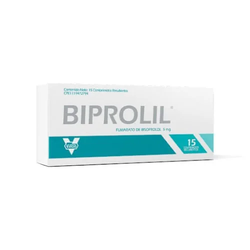 Biprolil Bisoprolol 5MG x 30 Comp Vargas