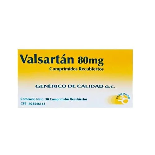 Valsartan 80MG x 30 Comprimidos Vargas