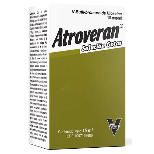 Atroveran N-butil-bromuro Hioscina Gotas Vargas