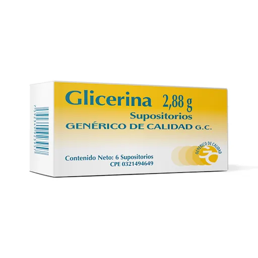 Glicerina Sup Adulto x 6 Genericos Calidad