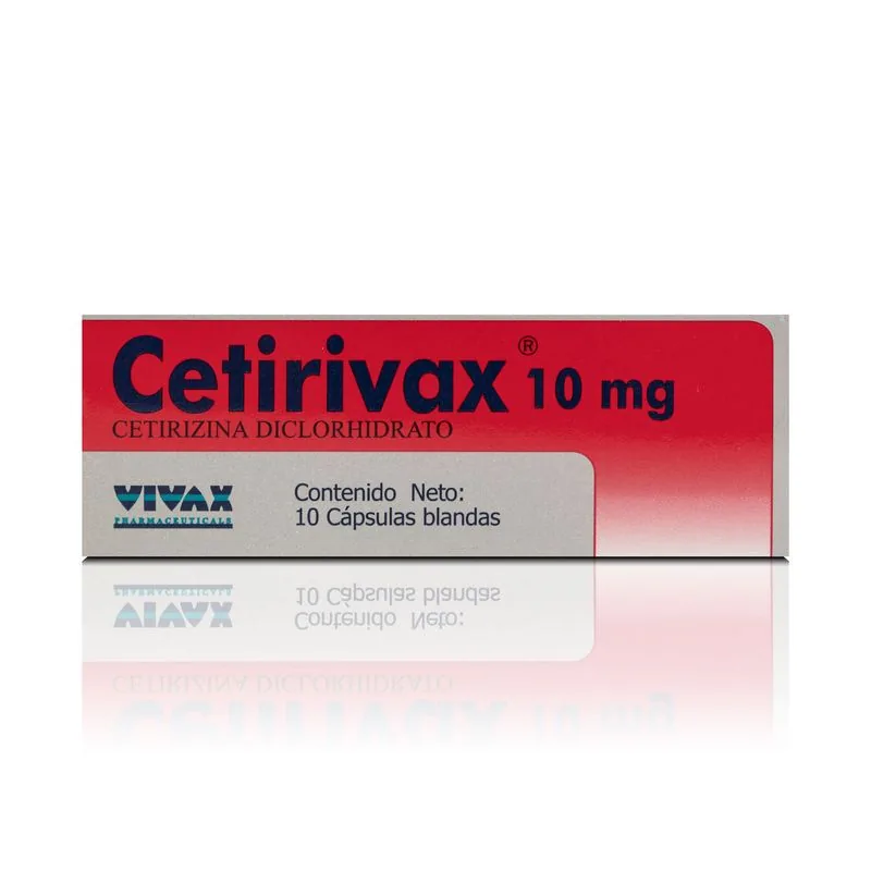 Cetirivax 10MG x 10 Capsulas Vivax
