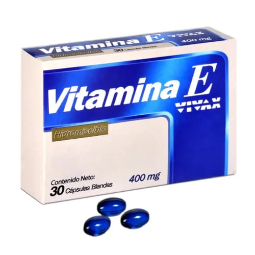 Vitamina E 400MG x 30 Cap Blandas Vivax