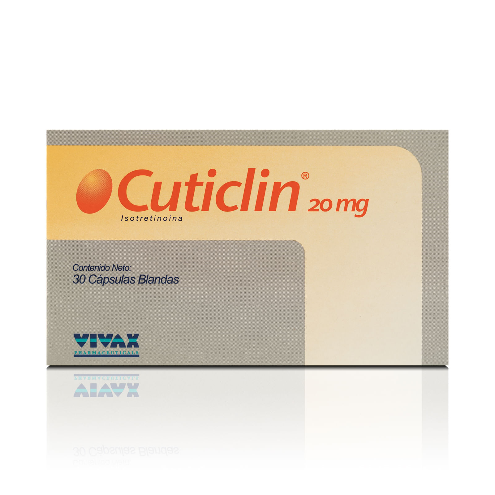 Cuticlin 20MG x 30 Capsulas Vivax