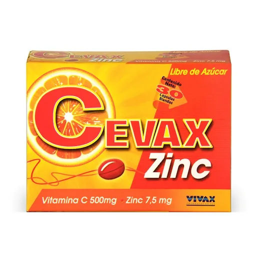 Cevax Zinc Vitamina C/zinc Vivax x 30 Tab