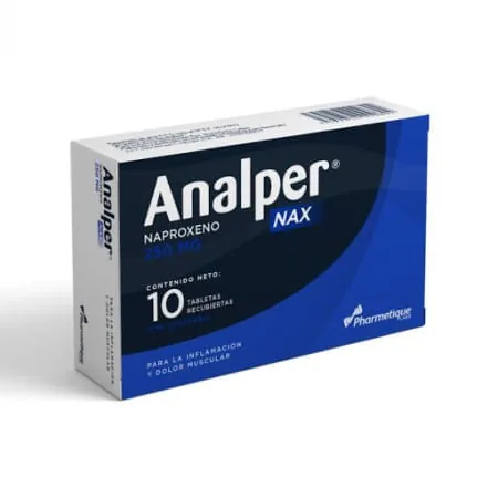 Analper Naproxeno 250 MG x 10 Tab Pharmetique