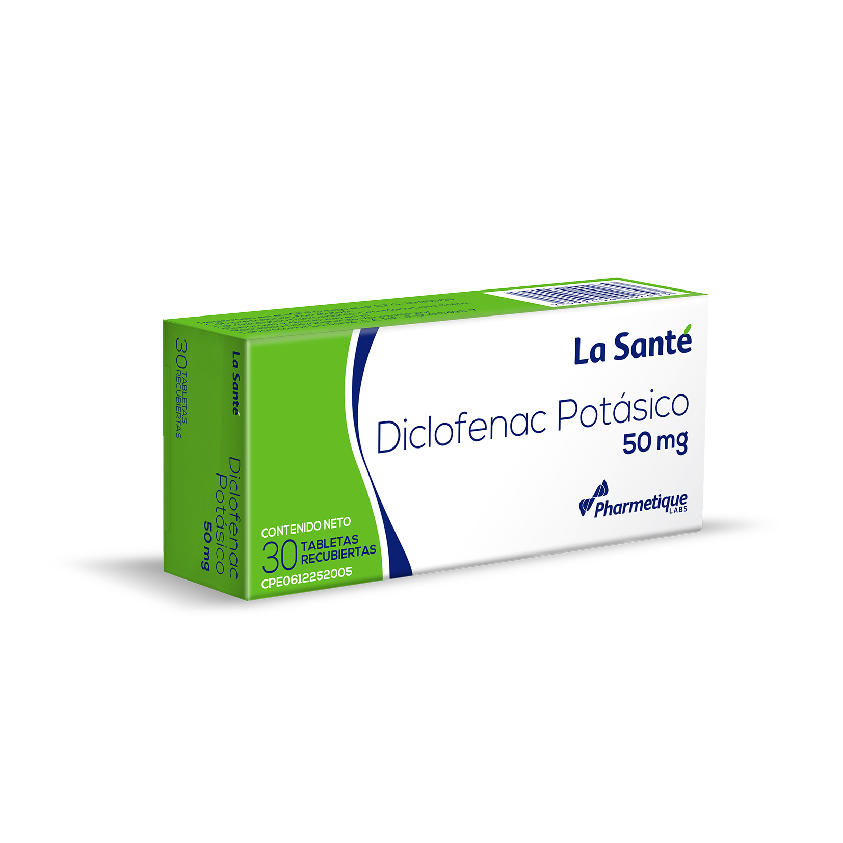Diclofenac Potasico 50 MG x 10 Tab la Sante