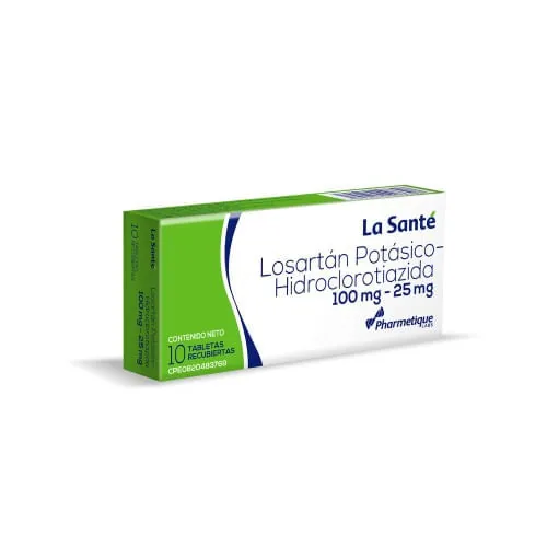 Losartan H 100/25MG Tab x 10 Tab