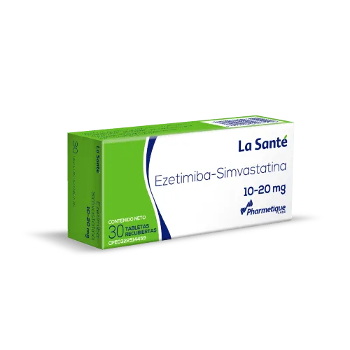 Ezetimiba-simvastatina x 30 Tabletas 10-20MG
