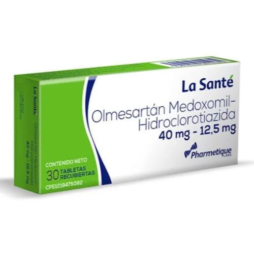 Olmersartan - Hidroclorotiazida 40MG-12,5MG x 30 Tab