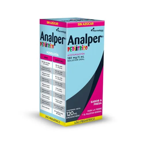 Analper Pediatrico 180MG/5ML Pharmetique