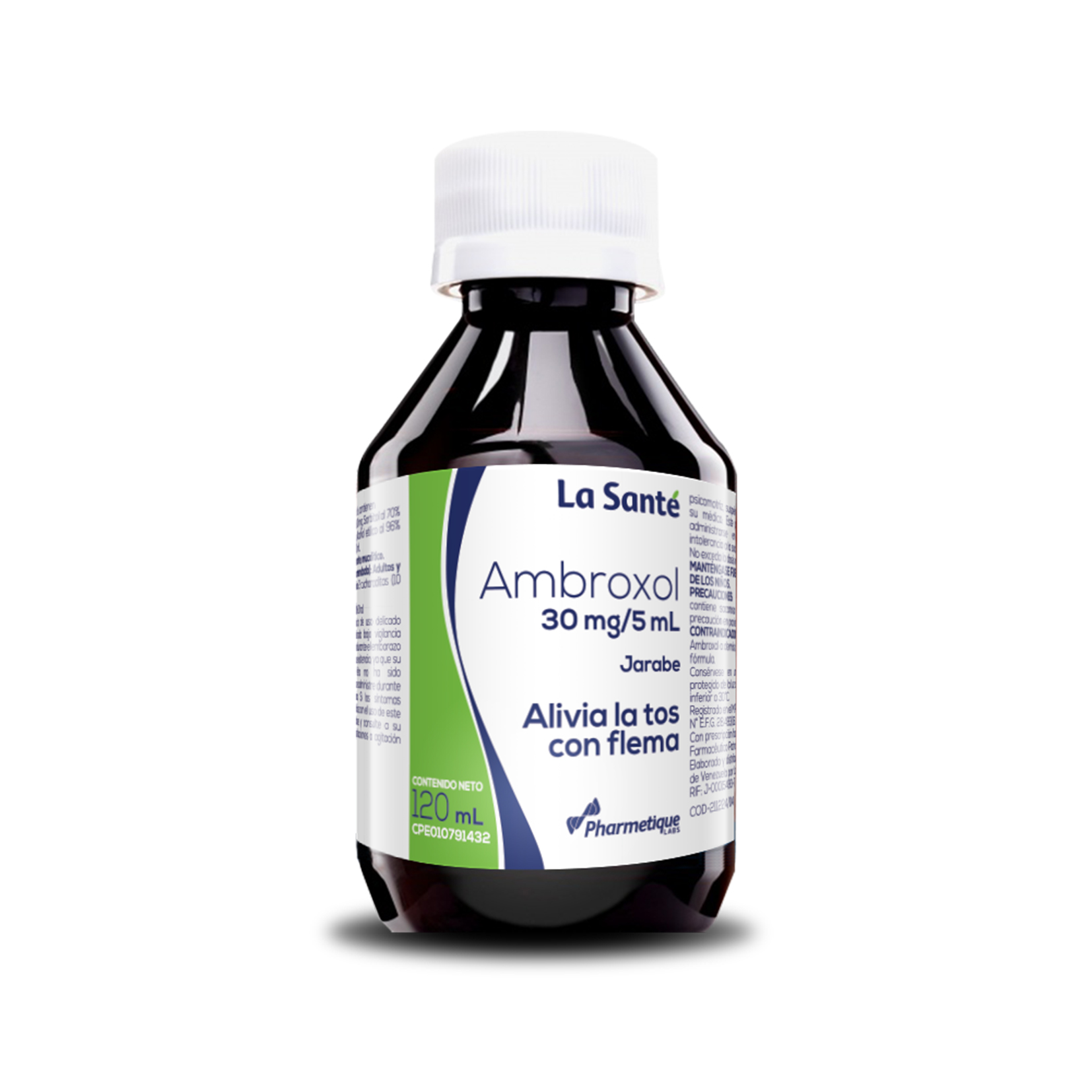 Ambroxol Jbe Ped 15MG/ml 120 ML la Sante