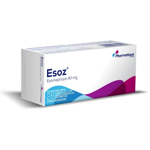 Esoz 40MG x 28 Capsulas Pharmetique Labs