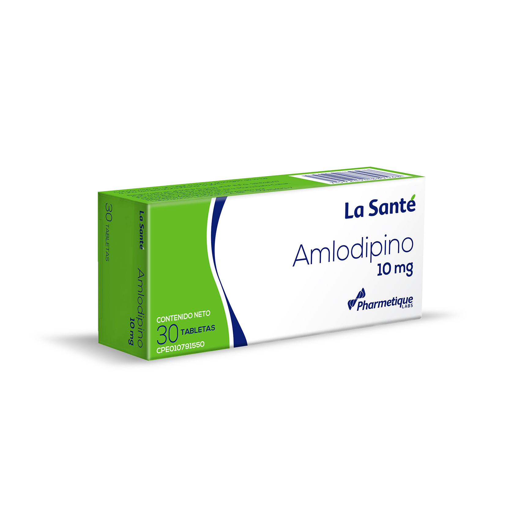 Amlodipino 10Mgx 30Tab la Sante