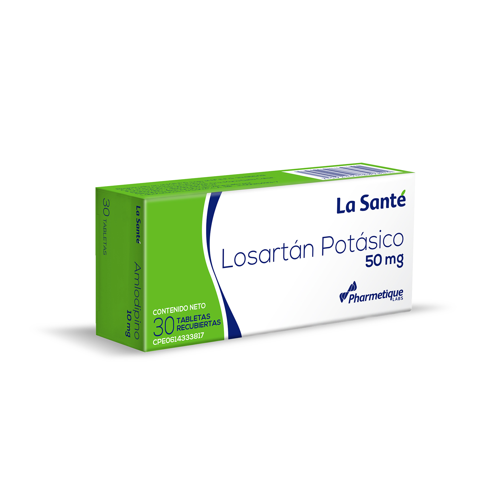 Losartan Potasico 50MG 30 Tabletas la Sante