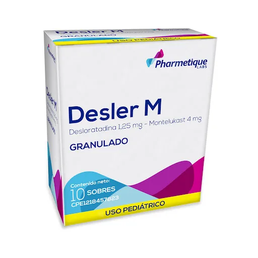 Desler M Granulado Sibre Ped 1,25 Mg-4MG x 10 Sobre Pharetiq