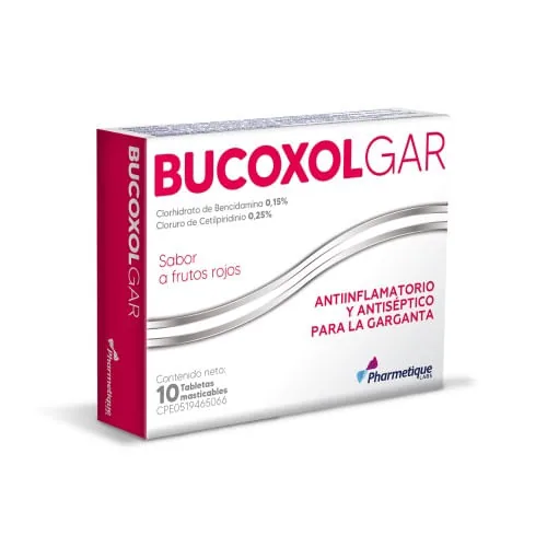 Bucoxol Gar Frustos Rojos x 10 Tabletas