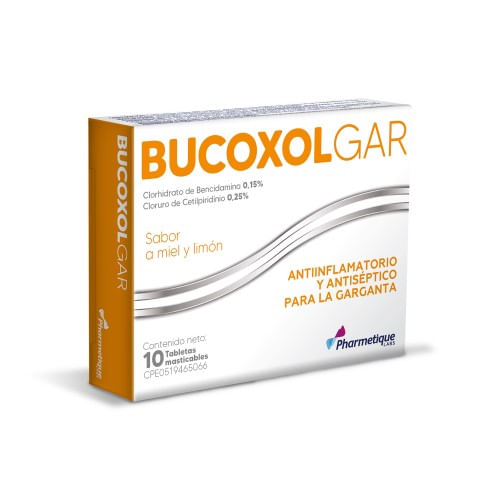 Bucoxol Gar Miel y Limon x 10 Tabletas M