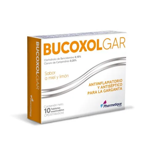 Bucoxol Gar Miel y Limon x 10 Tabletas M
