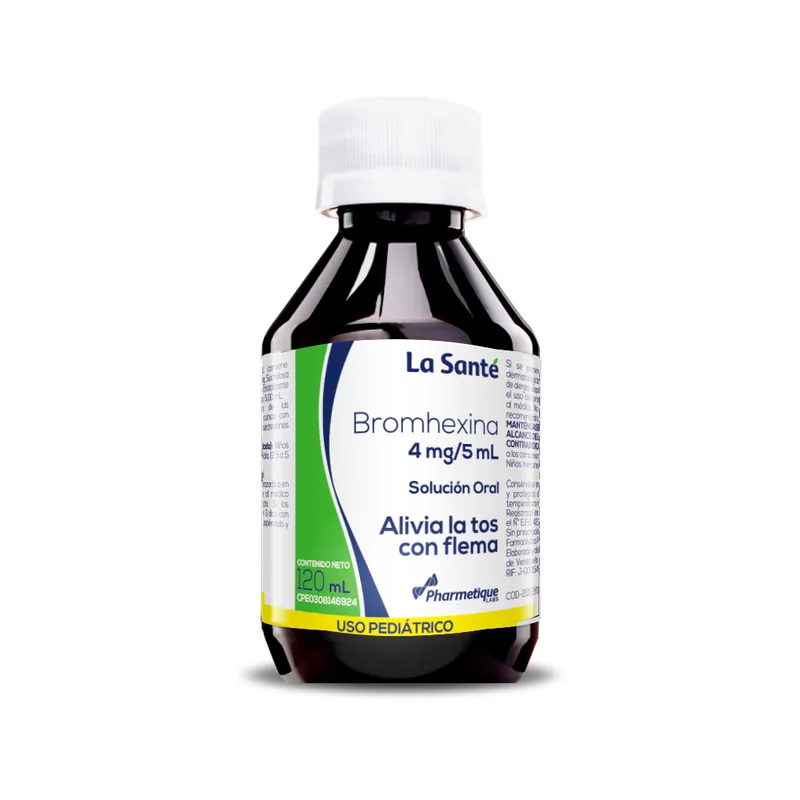 Bromhexina Jbe Ped 4MG x 120 ML la Sante