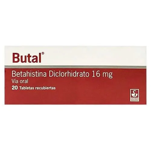 Butal Betahistina 16MG x 20 Tab Siegfrie