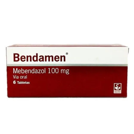 Bendamen Mebendazol 100MG x 6 Tab Siegried