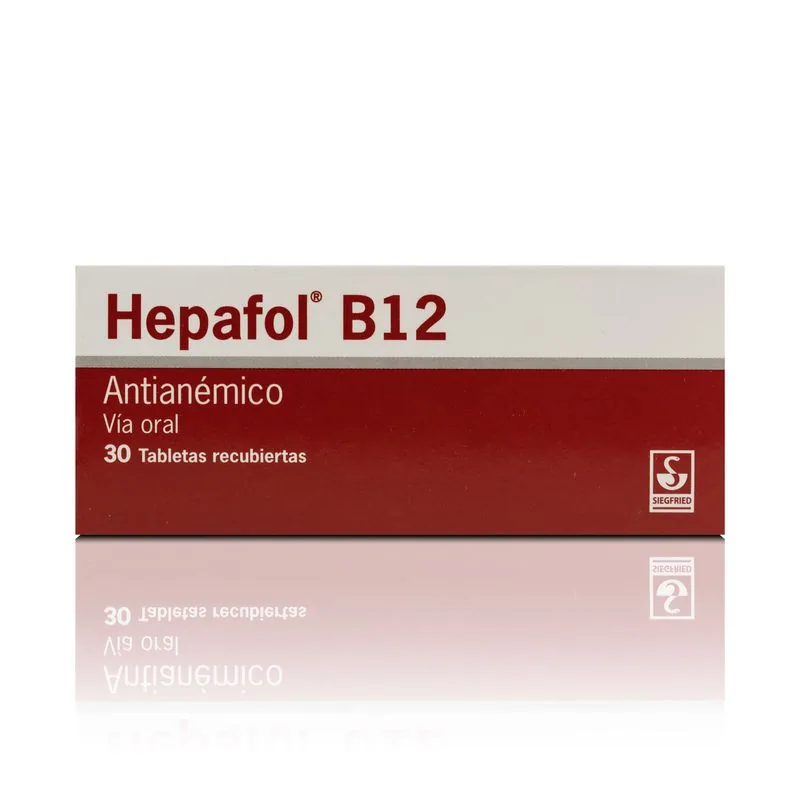 Hepafol B12 Antianemico Hierro+b12 x 30