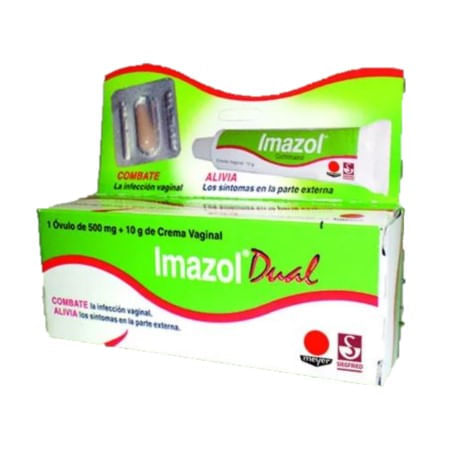 Imazol Dual Ovu 500MG x 1+Crema Vag May