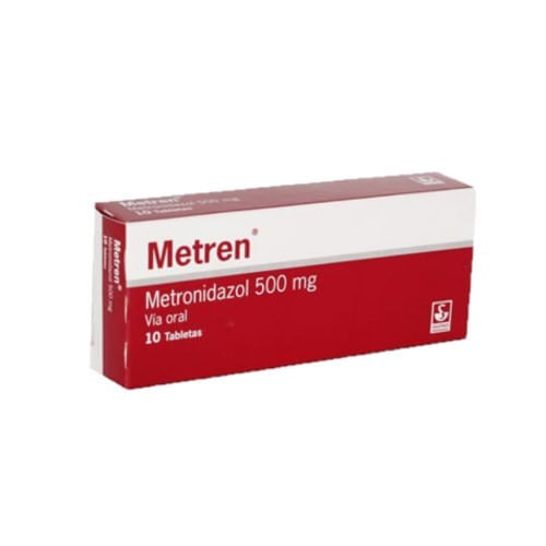 Metren Metronidazol 500MG x 10 Tab Siegf
