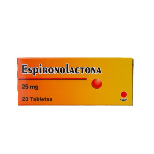 Espironolactona 25MG x 20 Tabletas