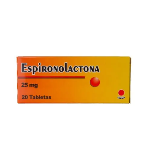 Espironolactona 25MG x 20 Tabletas
