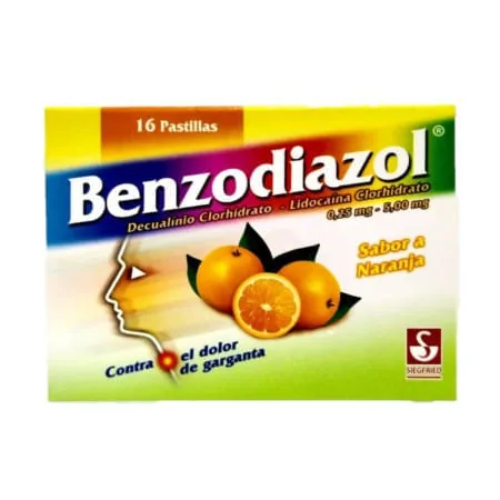 Benzodiazol Naranja 16 Pastillas Mastica