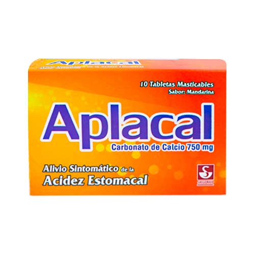 Aplacal 750MG x 10 Tab Masticables Manda