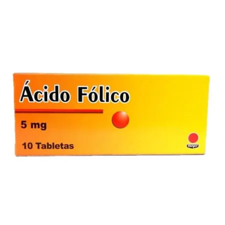 Acido Folico Tab 5MG X10tab Meyer