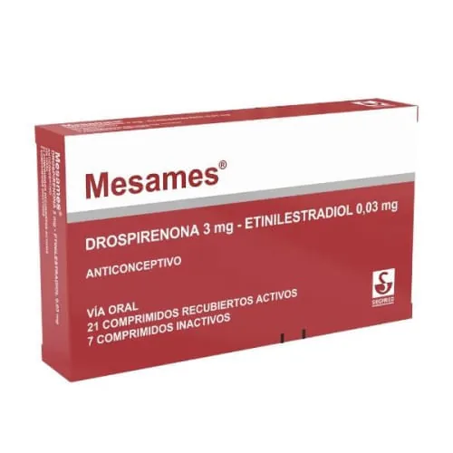 Mesames Drospirenona3MG/etinilestradiol 0.03MG x 28 Com Siegfried